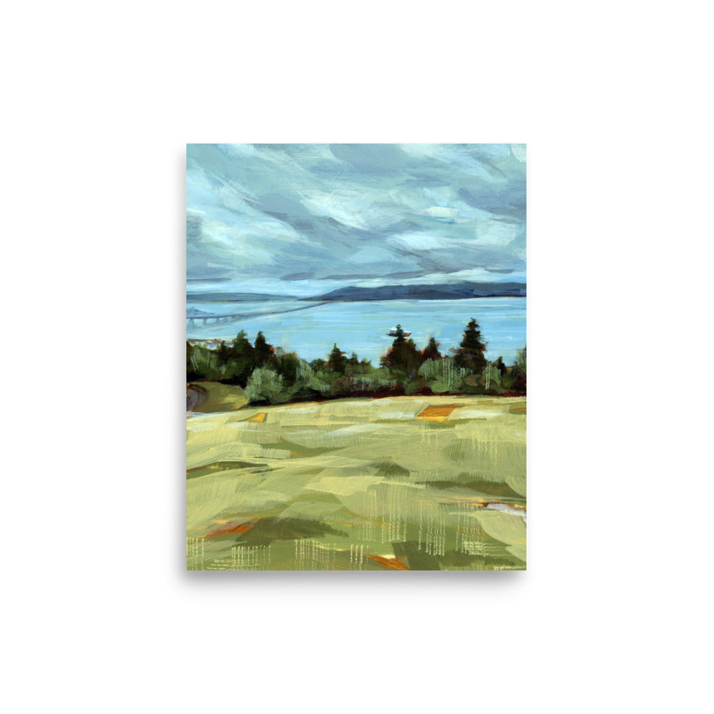 Field and Sky Print