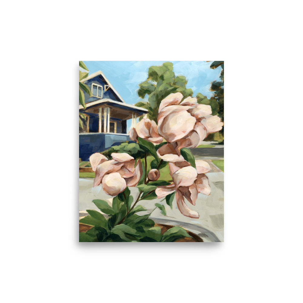 Street Peonies Print