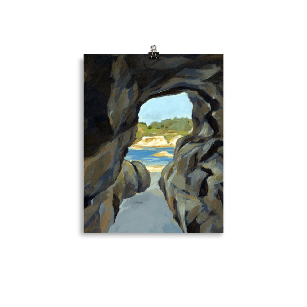 Keyhole View at the Oregon Coast Print