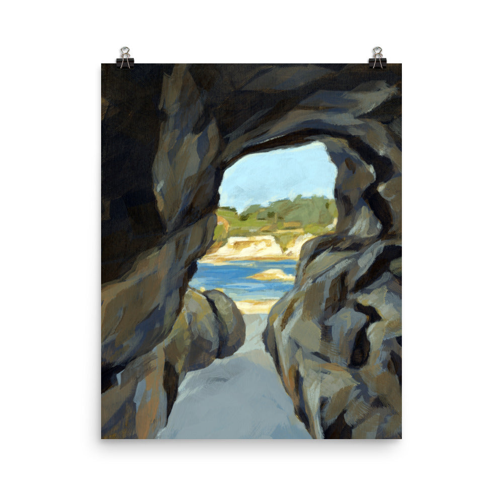 Keyhole View at the Oregon Coast Print