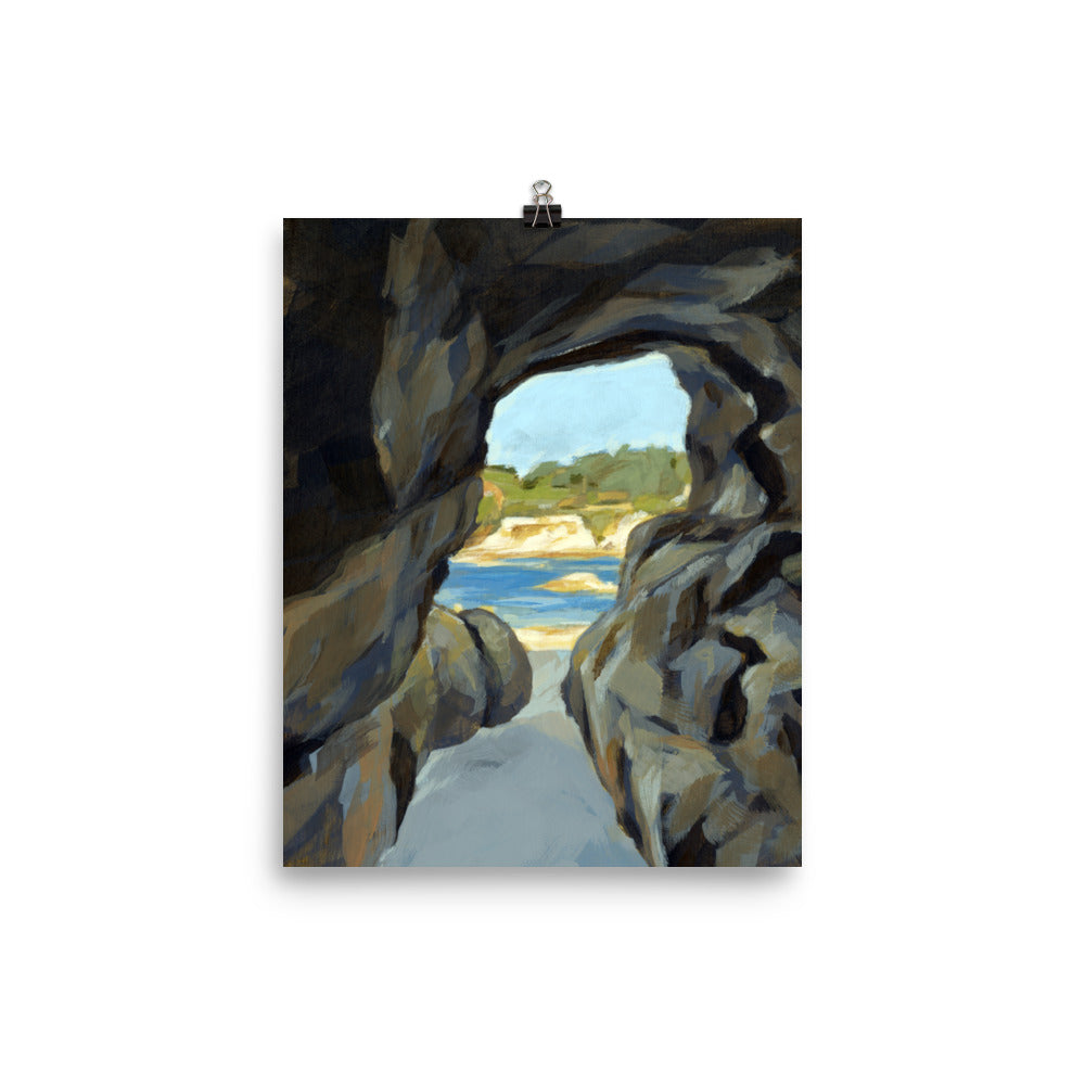 Keyhole View at the Oregon Coast Print