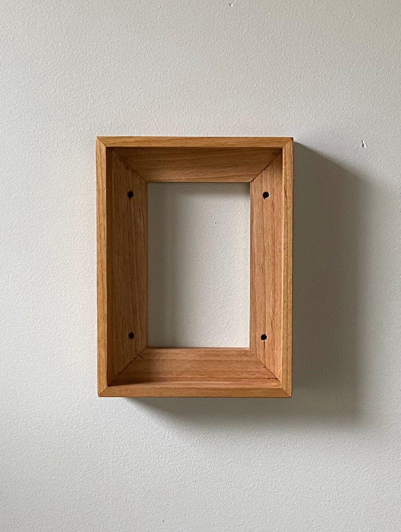 Custom-Made Natural Wood Frame