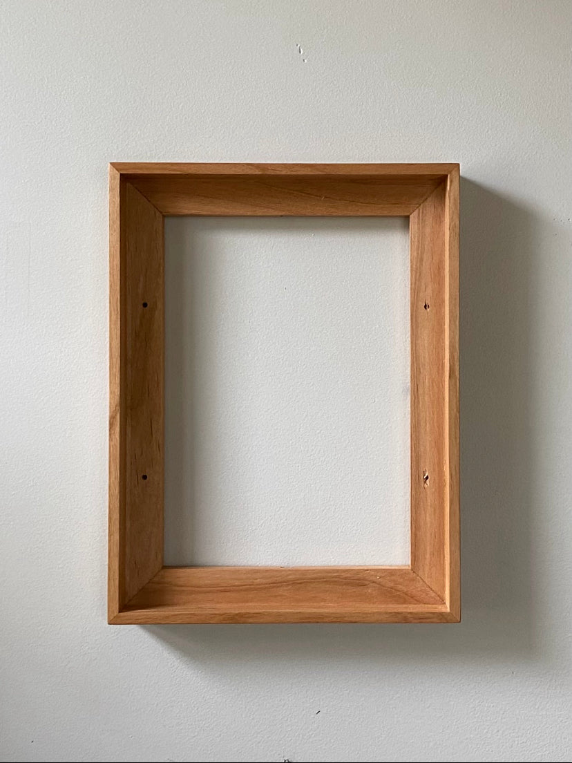 Custom-Made Natural Wood Frame